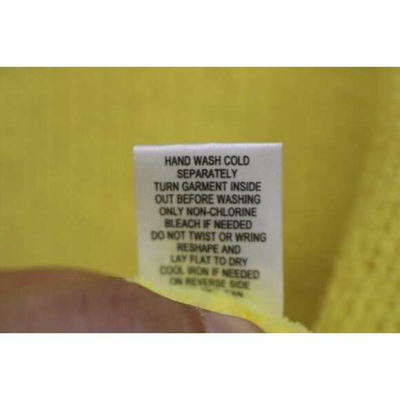 Philosophy Long Sleeve Mock Neck Yellow Sweater-Size Large-Very Soft - Picture 7 of 10